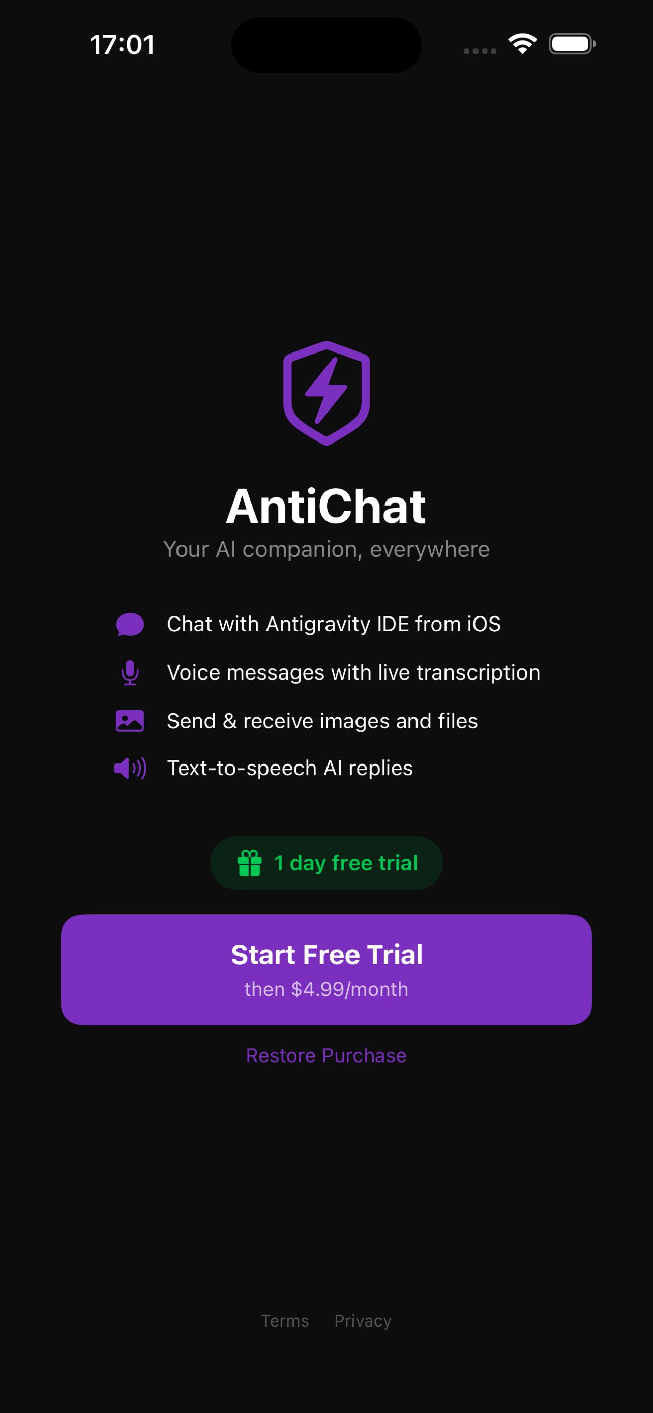 AntiChat Features
